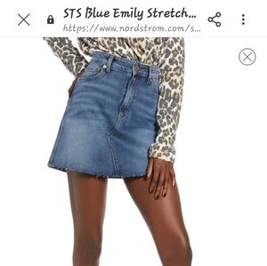STS Blue Emily Stretch Denim Miniskirt